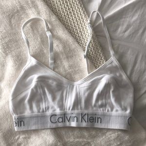 White Calvin Klein Bra